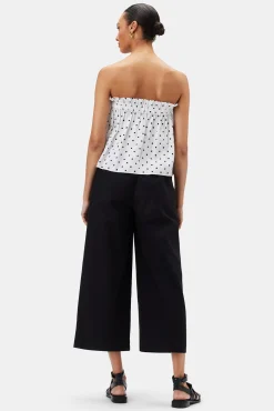 Amour Vert Lilly Pilly Pippa Organic Linen Top PolkaDots Sale