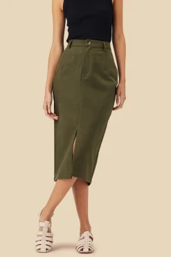 Amour Vert Lina Organic Cotton Skirt CallaGreen Fashion