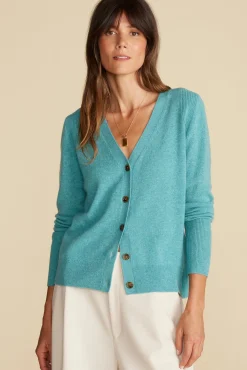 Amour Vert Mason Cashmere Cardigan Aegean Fashion