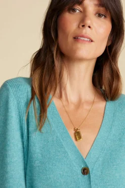 Amour Vert Mason Cashmere Cardigan Aegean Fashion