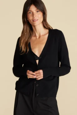 Amour Vert Mason Cashmere Cardigan Black Online