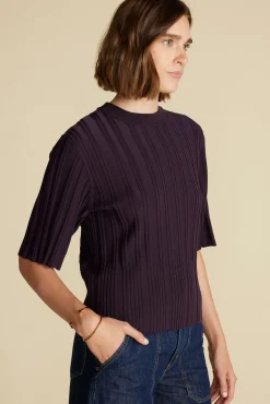 Amour Vert Mirabelle Novelty Top PurpleFig Online