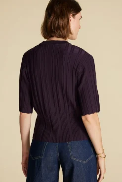 Amour Vert Mirabelle Novelty Top PurpleFig Online