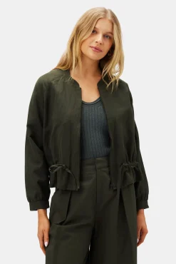 Amour Vert Nora Cashmere Tank OliveGreen Online