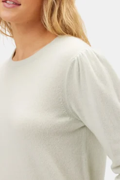 Amour Vert Odilia Cashmere Sweater MintGreen New