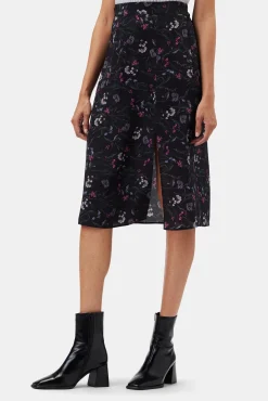 Amour Vert Ollie Washable Silk Skirt CarolineBlack Sale