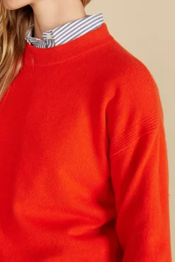 Amour Vert Pearl Cashmere Sweater ClementineOrange Online
