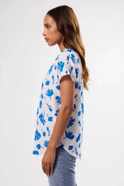 Amour Vert Renata Crepe Blouse AixBlue New