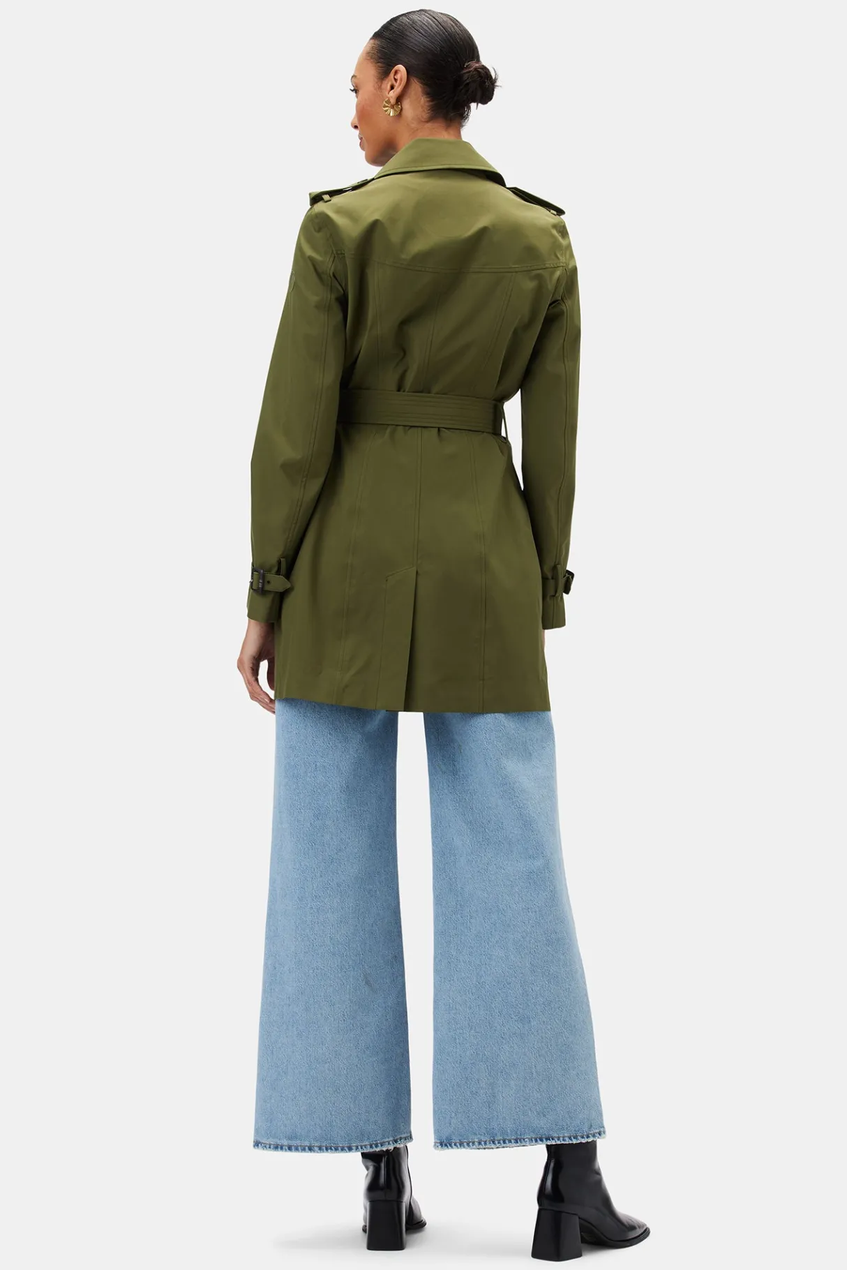 Amour Vert Save the Duck Audrey Raincoat DustyOlive Clearance
