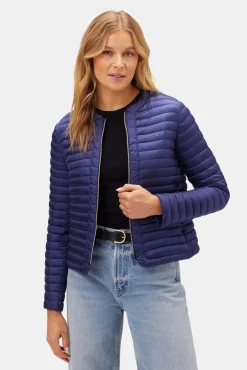 Amour Vert Save The Duck Carina Puffer Jacket NavyBlue Best