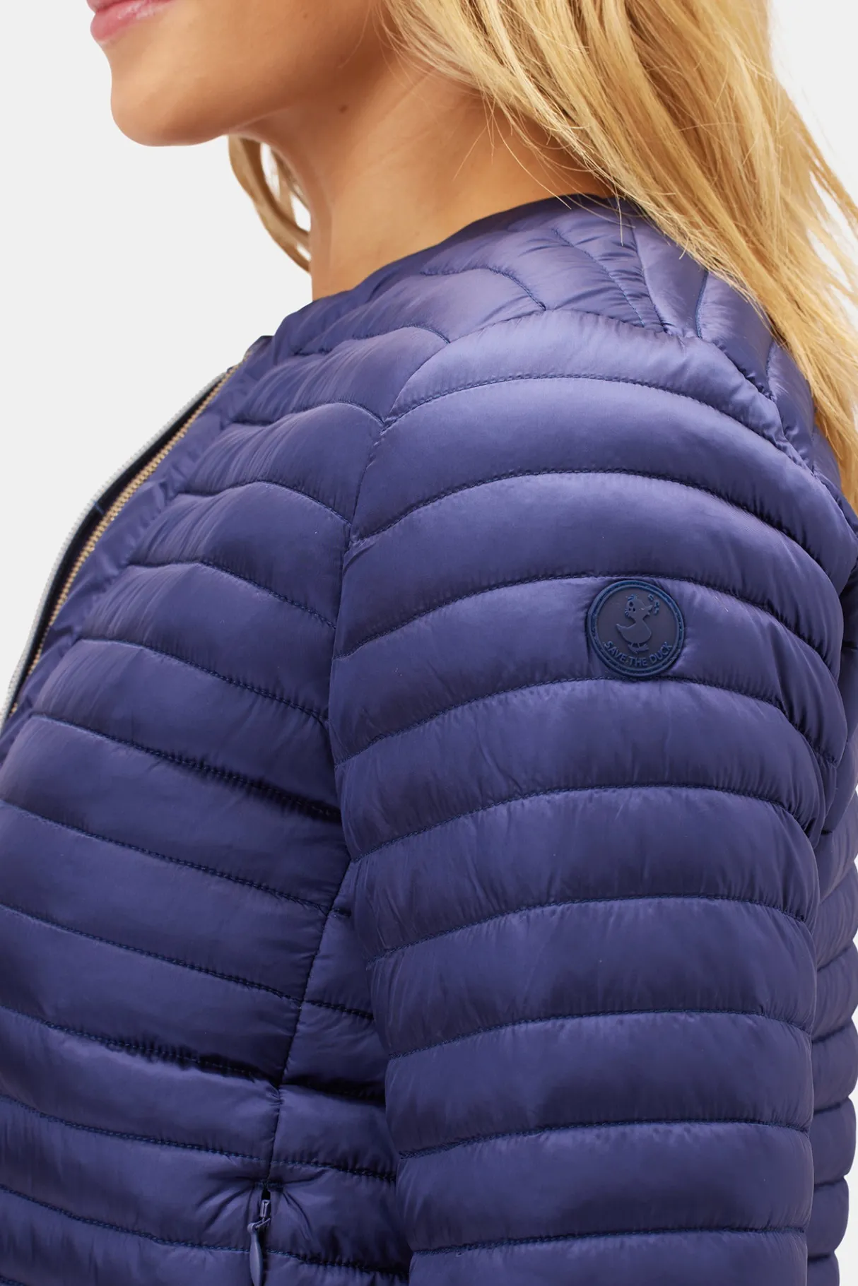 Amour Vert Save The Duck Carina Puffer Jacket NavyBlue Best