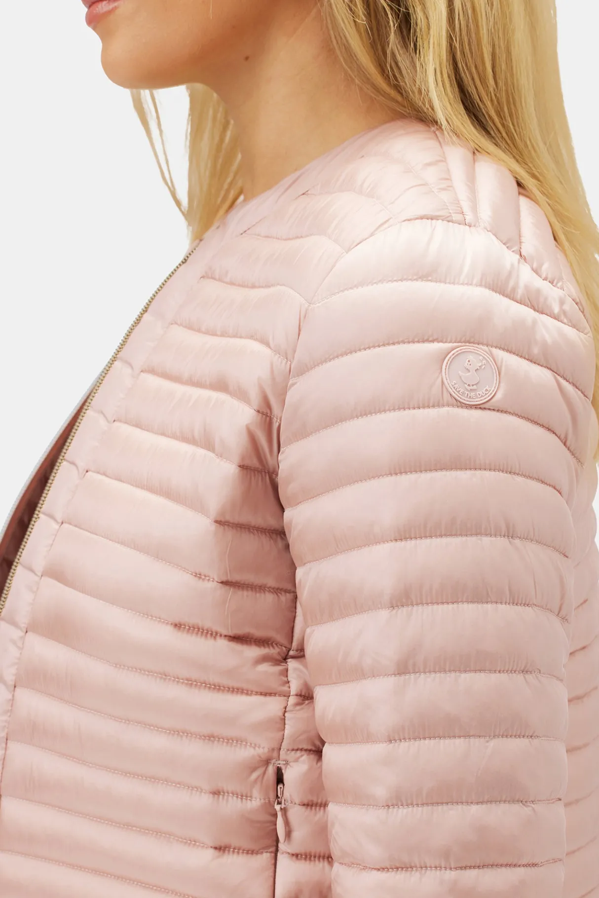 Amour Vert Save The Duck Carina Puffer Jacket PowderPink Best