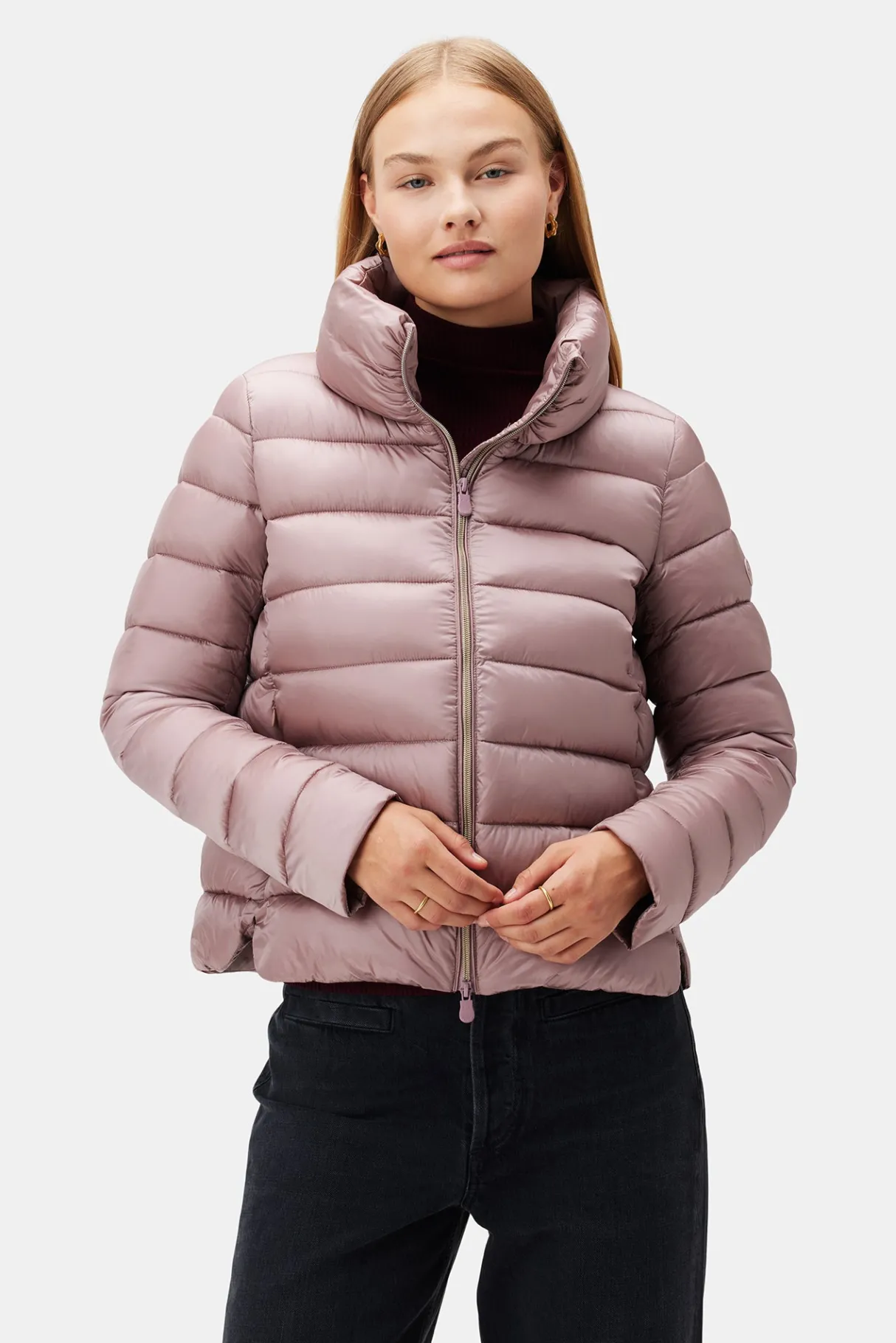 Amour Vert Save the Duck Elsie Puffer Jacket MistyRose Clearance