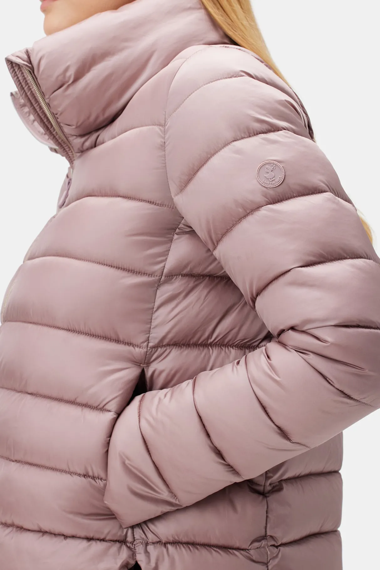 Amour Vert Save the Duck Elsie Puffer Jacket MistyRose Clearance