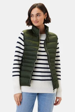 Amour Vert Save the Duck Lynn Vest PineGreen Sale