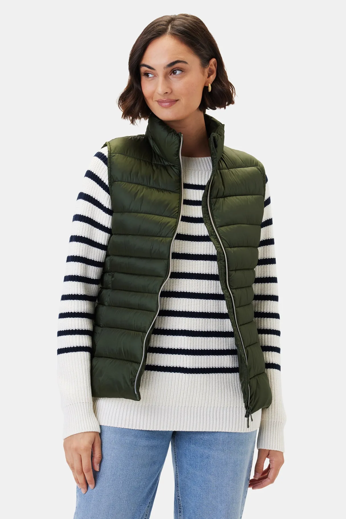 Amour Vert Save the Duck Lynn Vest PineGreen Sale