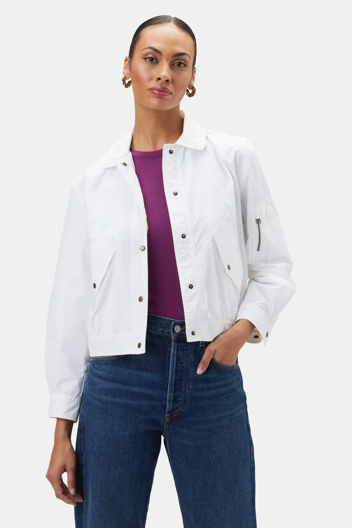 Amour Vert Save the Duck Mila Jacket White Online