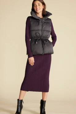 Amour Vert Save The Duck Ren Puffer Vest Black Best