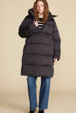 Amour Vert Save The Duck Sibyl Puffer Coat Black New