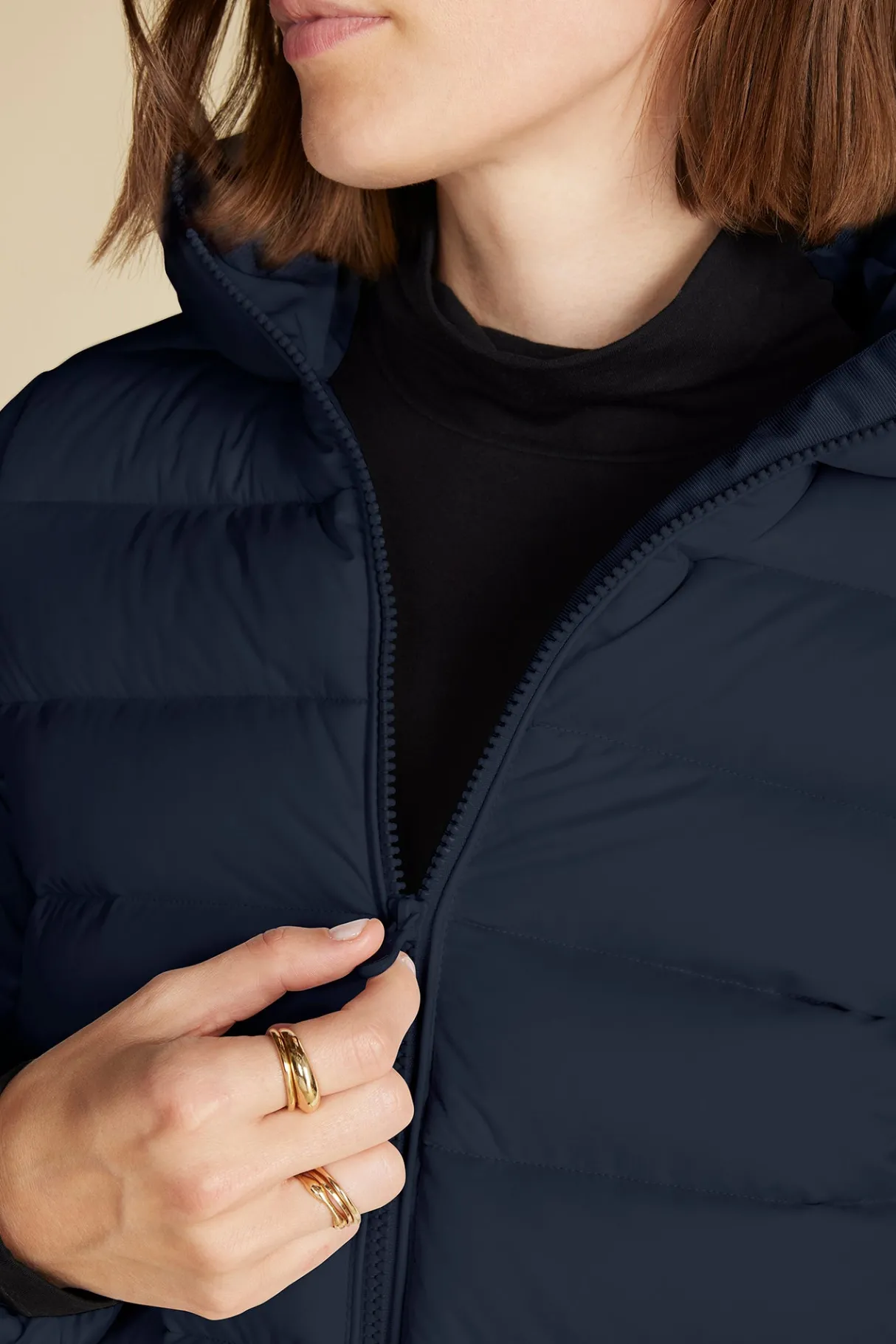 Amour Vert Save The Duck Sweet Jacket BlueBlack New