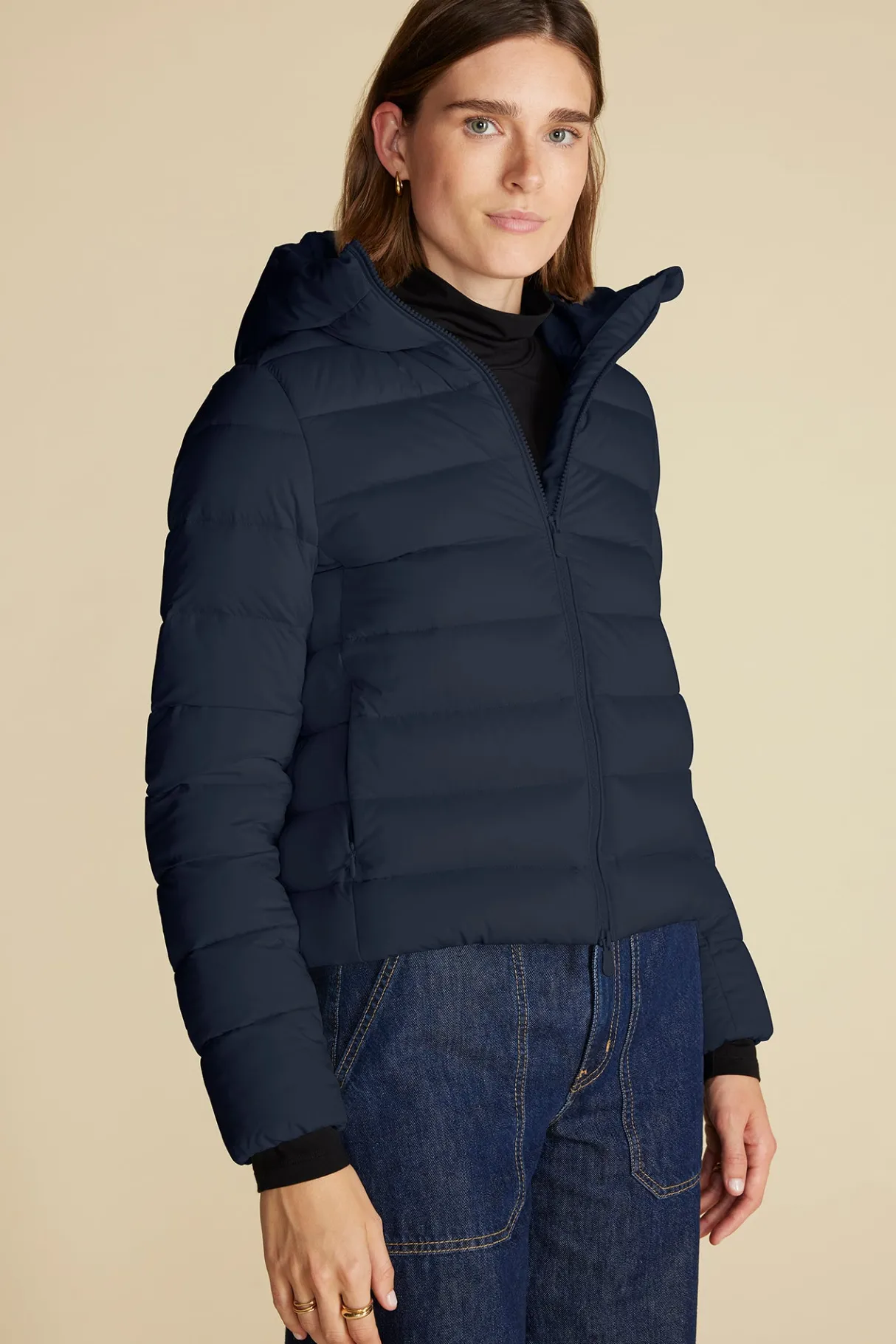 Amour Vert Save The Duck Sweet Jacket BlueBlack New