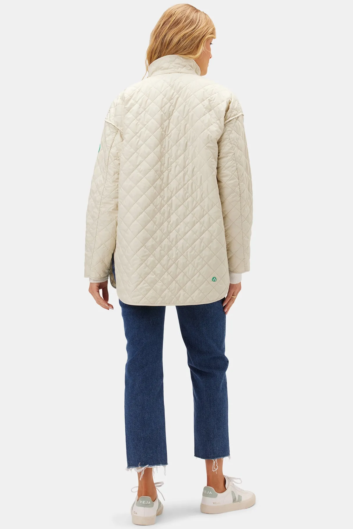 Amour Vert Save the Duck Talita Quilted Jacket BananaYellow Discount