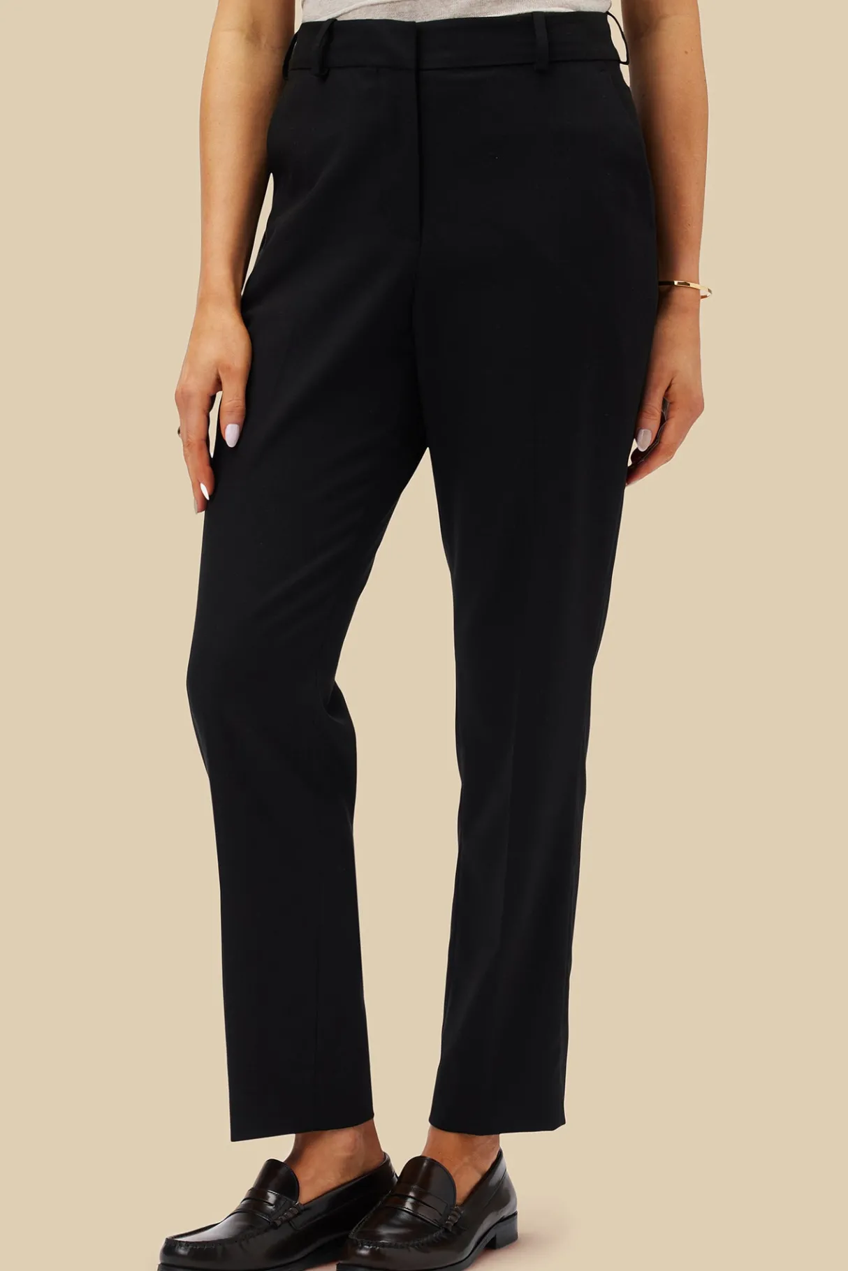 Amour Vert Taper Trouser Black Fashion