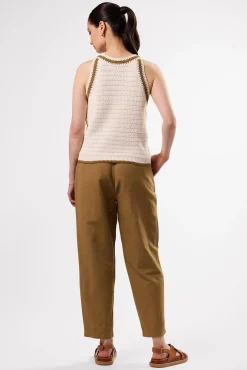 Amour Vert Texture Halter IvoryElm Outlet