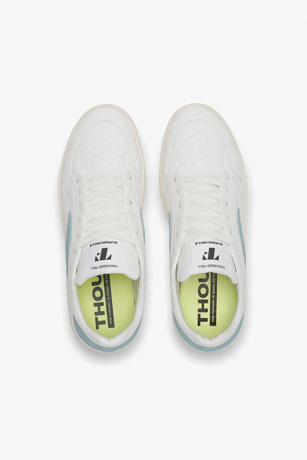 Amour Vert Thousand Fell Court Sneaker WhiteandStarlightBlue Best