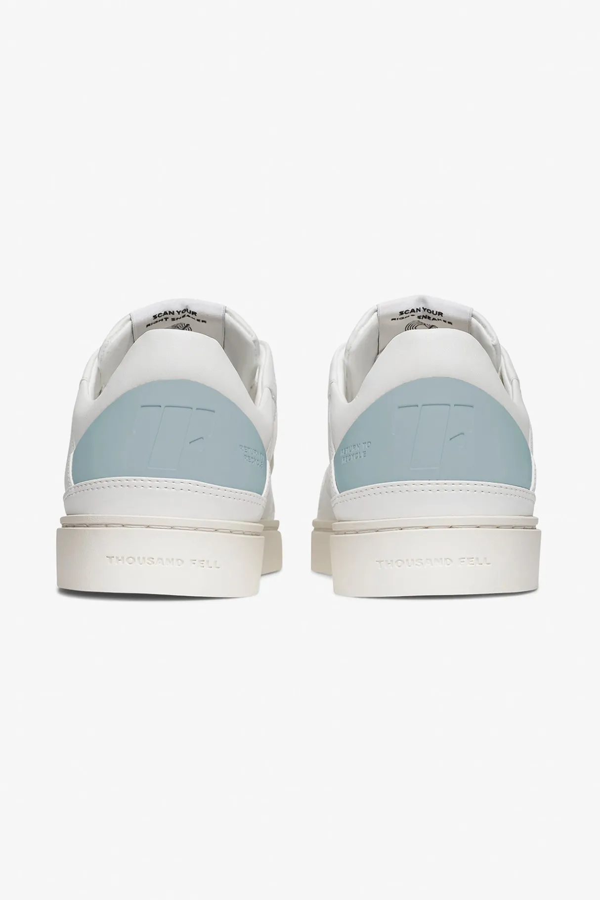 Amour Vert Thousand Fell Court Sneaker WhiteandStarlightBlue Best