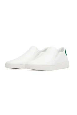 Amour Vert Thousand Fell Slip On Sneaker WhiteandJadeGreen Outlet