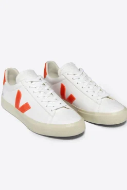 Amour Vert Veja Campo Sneaker WhiteandOrangeFluo Best