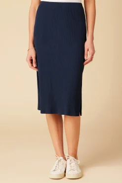 Amour Vert Vindy Paris Rib Skirt Ocean Best