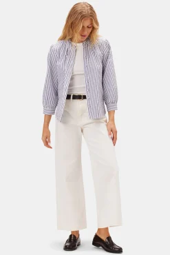 Amour Vert Wide Leg Utility Pant Ivory Hot