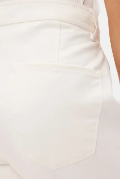 Amour Vert Wide Leg Utility Pant Ivory Hot