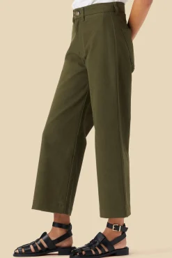 Amour Vert Wide Leg Utility Pant CallaGreen Fashion