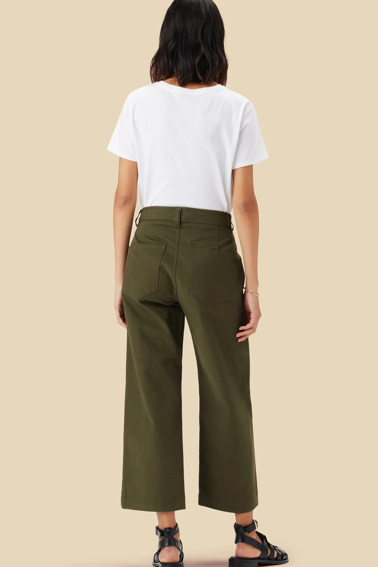 Amour Vert Wide Leg Utility Pant CallaGreen Fashion