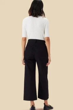 Amour Vert Wide Leg Utility Pant Black Online