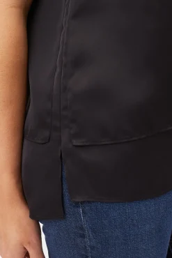 Amour Vert Zola Doubled Tank Black New